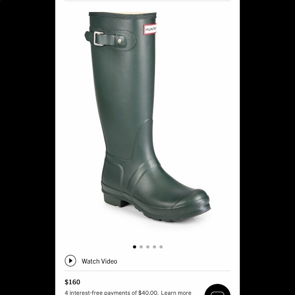 Original Green Hunter Boots